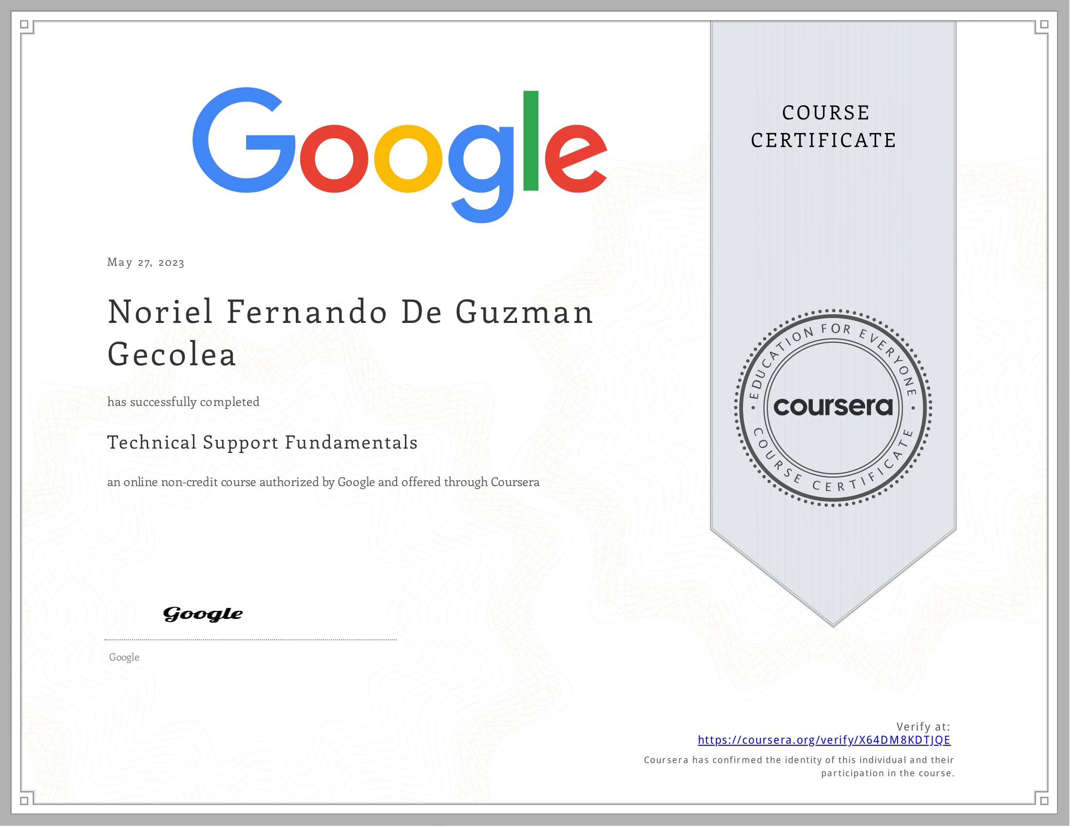 Technical Support Fundamental Google